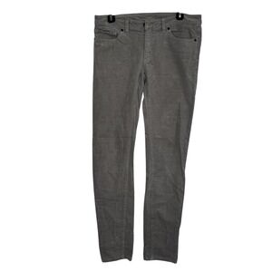 Patagonia‎ Light Gray Corduroys Size 10/30 Organic Cotton Skinny Gorp Outdoor